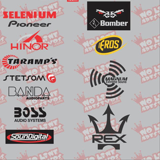 adesivos auto falantes